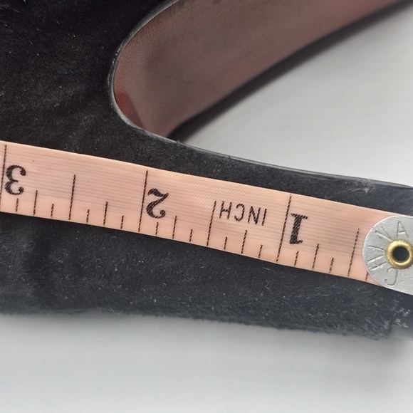 Sam Edelman Shalin Black Suede Fur Boots Size 7.5 - Picture 11 of 14